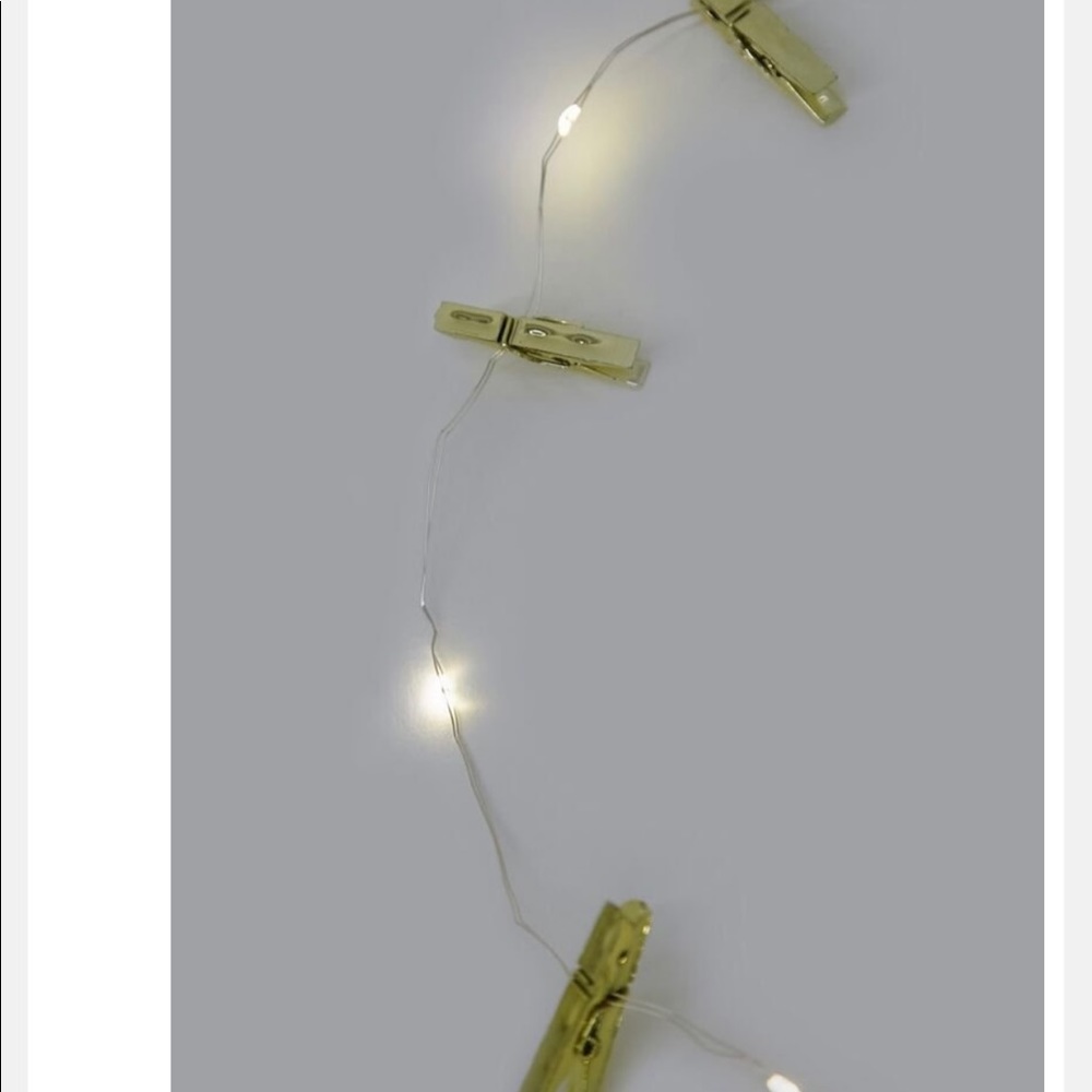 Photo strings with lights